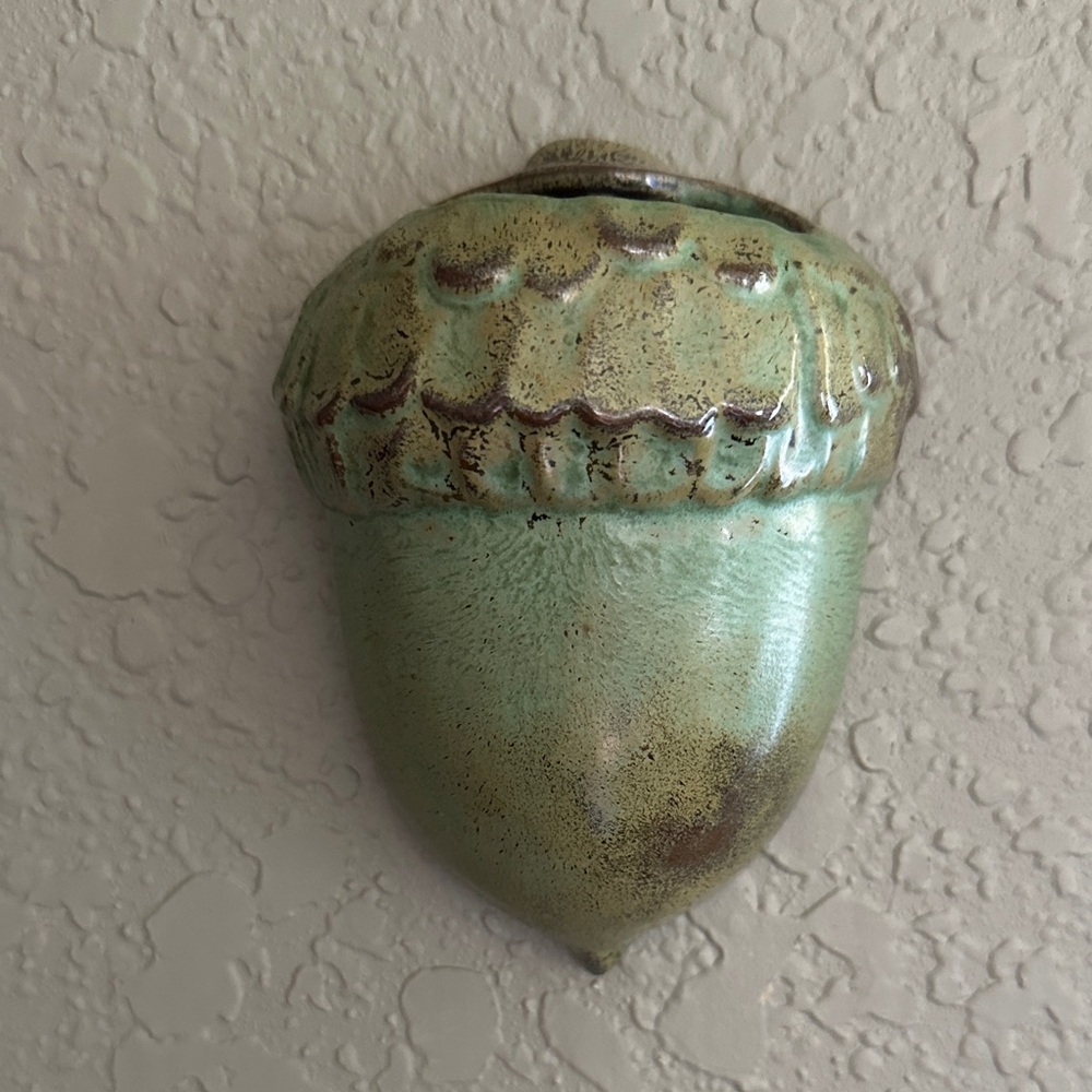 Frankoma Acorn #190 Vintage MCM Wall Pocket Planters - Picture 15 of 15